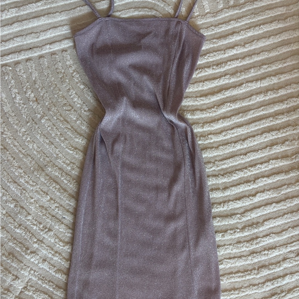 Elegant lilac bodycon Dress